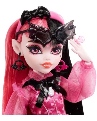 Κούκλα Monster High -Draculaura, με κατοικίδιο και αξεσουάρ - 2