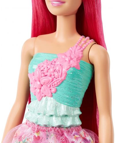 Κούκλα  Barbie Dreamtopia - Με σκούρα ροζ μαλλιά - 3