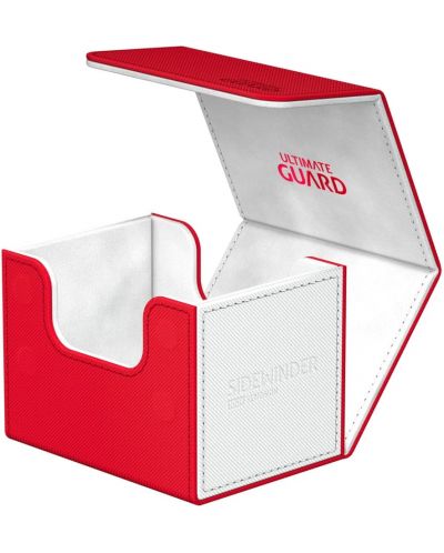 Κουτί καρτών Ultimate Guard Sidewinder XenoSkin SYNERGY Red/White (100+ τεμ .) - 2