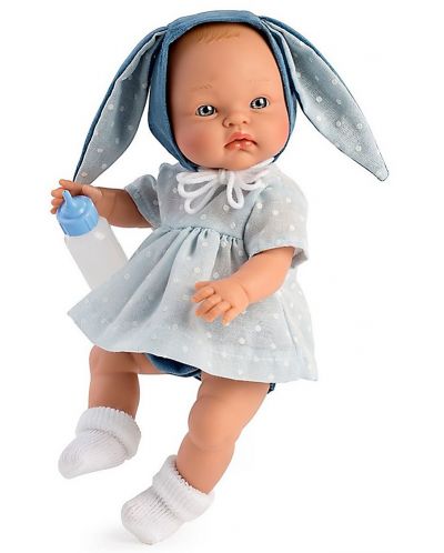 Κούκλα Asi - Μωρό Άλεξ, με καπέλο κουνελάκι, 36 εκ - 1