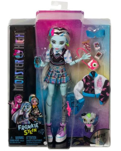 Κούκλα Monster High - Franky, με κατοικίδιο και αξεσουάρ - 2