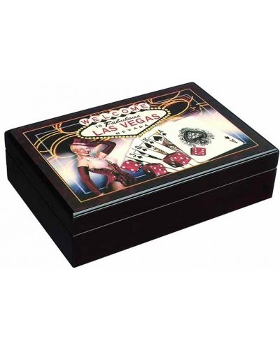 Κουτί με κάρτες για  πόκερ Modiano - Las Vegas - 1