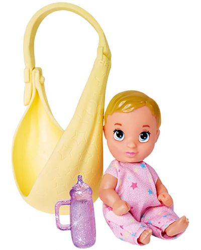 Κούκλα Simba Toys Steffi Love - Steffi με σακίδιο για μωρό - 3