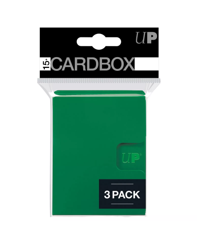 Κουτί καρτών Ultra Pro - Card Box 3-pack, Green (15+ τεμ.)   - 1