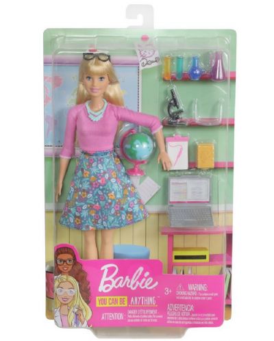 Κούκλα  Mattel Barbie You can Be -Δασκάλα - 1