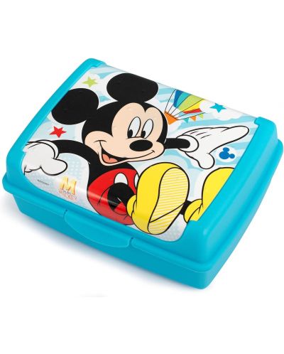 Κουτί φαγητού  Lulabi Disney - Μίκυ Μάους, μπλε, 900 γρ - 1