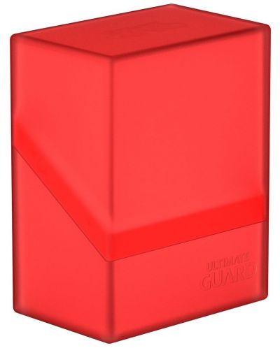 Κουτί για χαρτιά Ultimate Guard Boulder Deck Case - Standard Size - κόκκινο (80 τεμ.) - 1