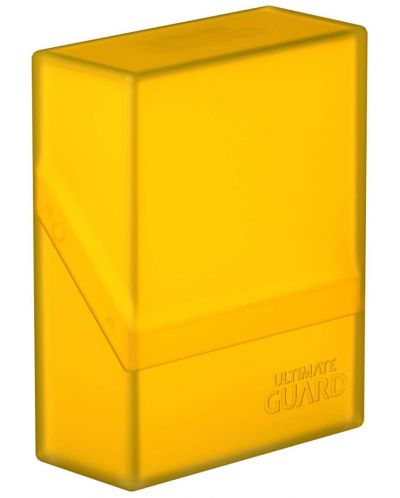 Κουτί για κάρτες Ultimate Guard Boulder Deck Case Standard Size - Amber (40 τεμ.) - 1