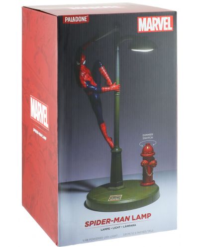 Λάμπα Paladone Marvel: Spider-Man - Spidey on Lamp, 33 cm - 6