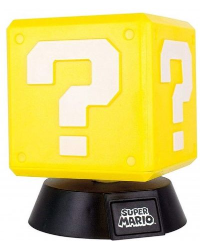Μίνι φωτιστικό Paladone Games: Super Mario Bros. - Question Block, 10 cm - 1