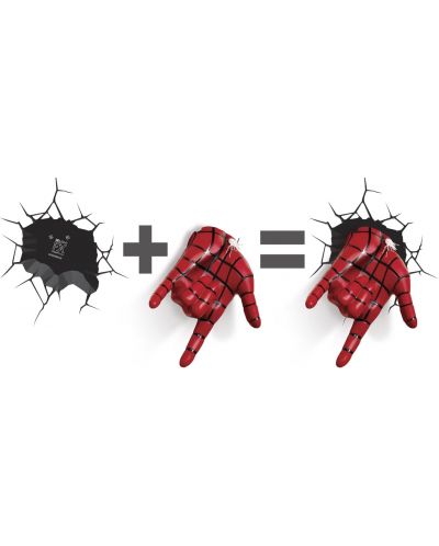 Λάμπα 3DLightFX Marvel: Spider-man - Hand - 5