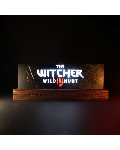 Φωτιστικό  Neamedia Icons Games: The Witcher - Wild Hunt Logo, 22 cm - 3