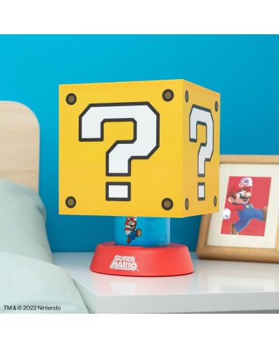 Φωτιστικό Paladone Games: Super Mario Bros. - Question Block - 4
