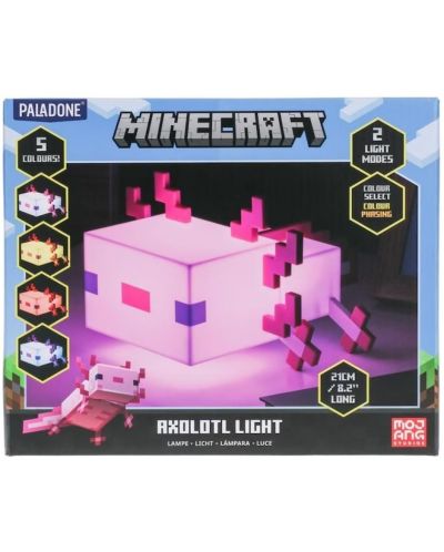 Φωτιστικό Paladone Games: Minecraft - Axolotl - 5