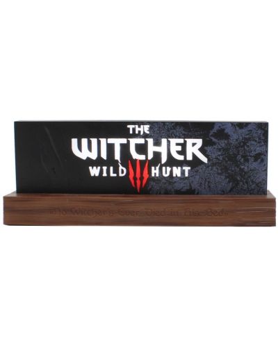 Φωτιστικό  Neamedia Icons Games: The Witcher - Wild Hunt Logo, 22 cm - 1