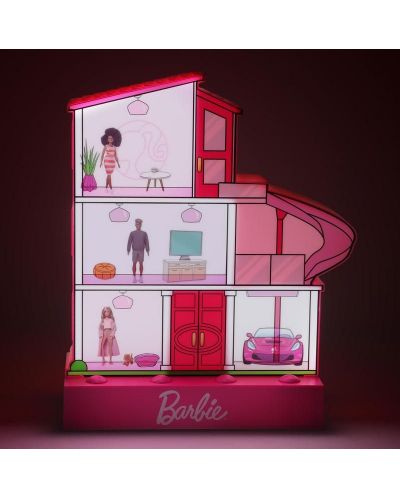 Φωτιστικό Paladone Retro Toys: Barbie - Dreamhouse (with Stickers) - 3