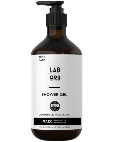 Labor8 Hemp Αφρόλουτρο με Έλαιο Κάνναβης, 380 ml - 1