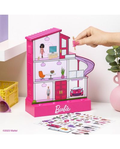 Φωτιστικό Paladone Retro Toys: Barbie - Dreamhouse (with Stickers) - 4