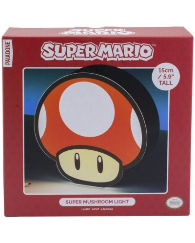 Φωτιστικό  Paladone Games: Super Mario Bros. - Super Mushroom - 4