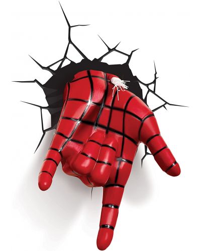 Λάμπα 3DLightFX Marvel: Spider-man - Hand - 1