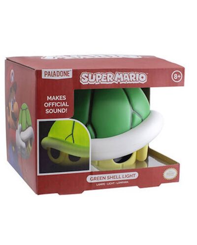 Λάμπα Paladone Games: Super Mario - Green Shell - 2