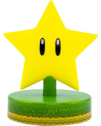 Λάμπα Paladone Games: Super Mario - Super Star - 1