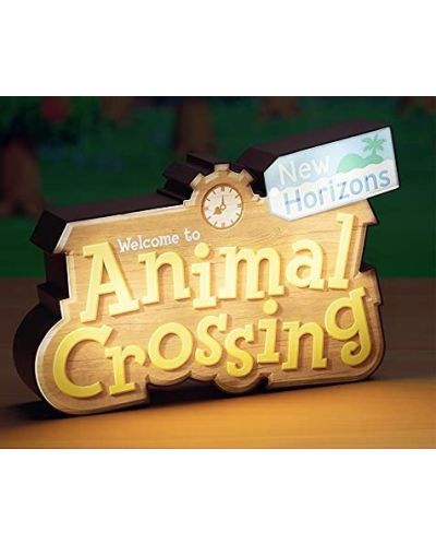 Λάμπα Paladone Games: Animal Crossing - Logo - 3