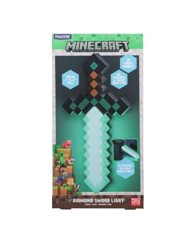 Φωτιστικό  Paladone Games: Minecraft - Diamond Sword - 2