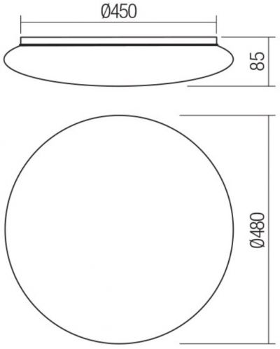 LED Φωτιστικό Smarter - Terra 04-532, RGB, IP20, 48W, ρυθμιζόμενο, πολύχρωμο - 2