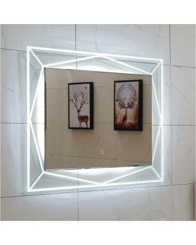 Επιτοίχιος καθρέφτης LED  Inter Ceramic - ICL 1502, 60 x 80 cm - 1