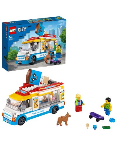 Κατασκευαστής Lego City Great Vehicles - Φορτηγό για παγωτό (60253) - 3
