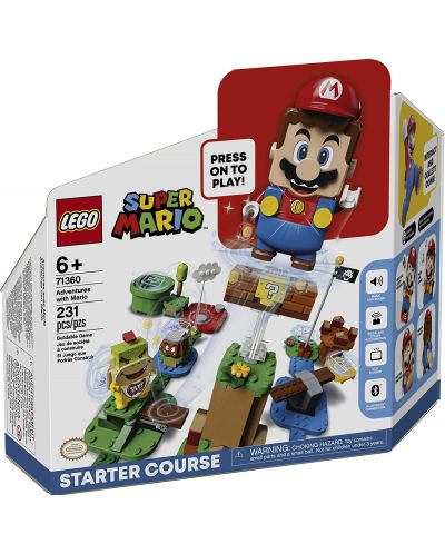 Κατασκευαστής Lego Super Mario - Περιπέτειες με τον Mario, σετ εκκίνησης (71360) - 1
