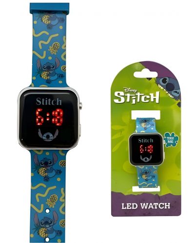 Ρολόι LED Kids Euroswan - Lilo and Stitch - 1