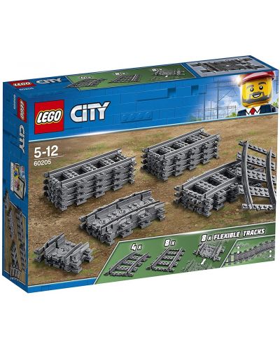 Κατασκευαστής Lego City - Ράγες (60205) - 1
