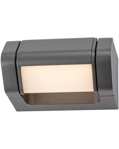 LED Εξωτερική απλίκα Rabalux - Medna 77103, IP54, 8W, 530lm, 3000K, μαύρη - 4