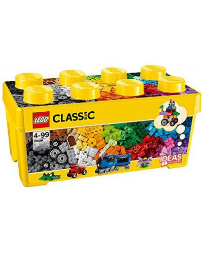Κατασκευαστής Lego Classic - Δημιουργικό κουτί με μπλοκ (10696) - 1