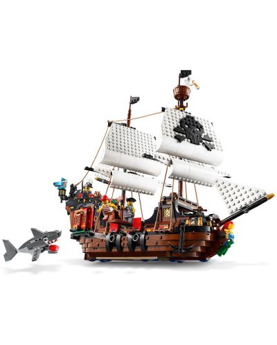 Κατασκευαστής 3 σε 1 Lego Creator - Πειρατικό πλοίο (31109) - 4