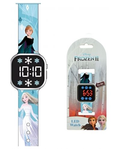 Ρολόι LED Kids Euroswan - Frozen, Elsa and Anna - 1