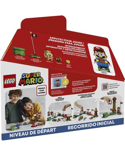 Κατασκευαστής Lego Super Mario - Περιπέτειες με τον Mario, σετ εκκίνησης (71360) - 3