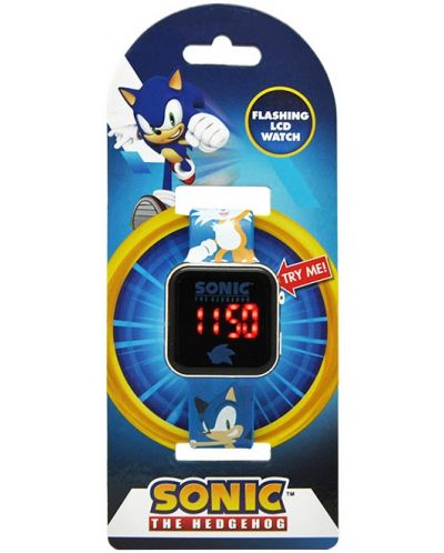 Ρολόι LED  Kids Euroswan - Sonic - 3