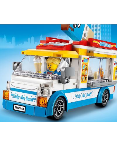 Κατασκευαστής Lego City Great Vehicles - Φορτηγό για παγωτό (60253) - 5