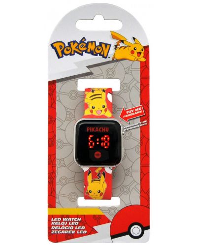 LED ρολόι Kids Euroswan - Pokemon - 3