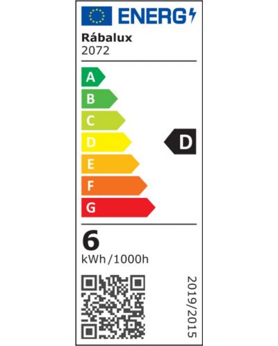 Λάμπα LED  Rabalux - E27, 6W, G45, 2700К,filament - 2