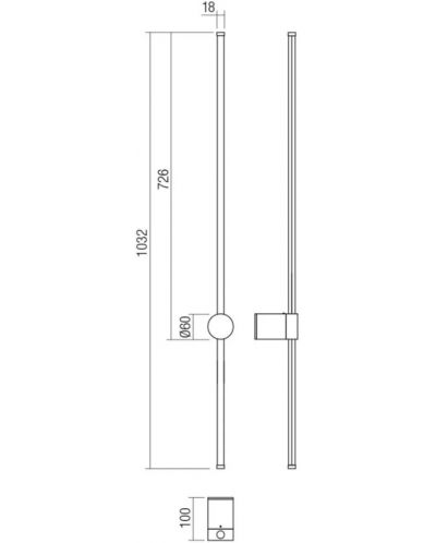 LED Φωτιστικό Smarter - Taboo 01-3125, IP20, 240V, 11W, μαύρο ματ - 2