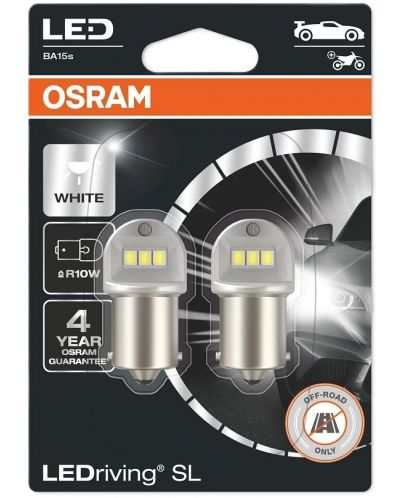 LED Λάμπες αυτοκινήτου Osram - LEDriving, SL, R10W, 1.2W, 2 τεμάχια, λευκό - 1