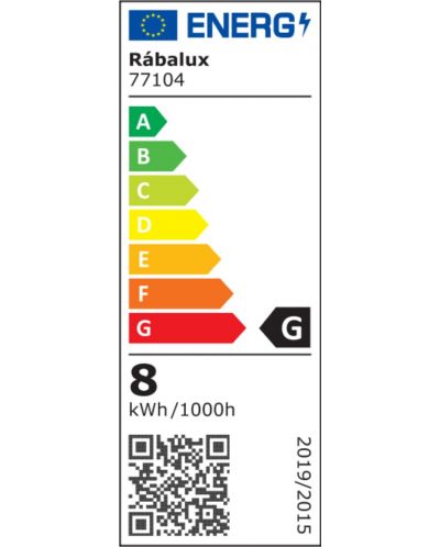 LED Φωτιστικό εξωτερικού χώρου Rabalux - Medna, IP54, 8W, 530lm, 3000K, μαύρο - 10