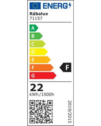 LED  Φωτιστικό  Rabalux - Ezio 71157, IP20, 230V, 22W, 2000lm, μαύρο ματ - 6