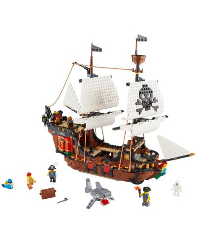 Κατασκευαστής 3 σε 1 Lego Creator - Πειρατικό πλοίο (31109) - 3