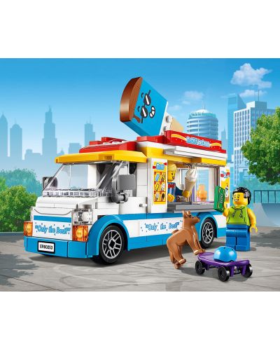 Κατασκευαστής Lego City Great Vehicles - Φορτηγό για παγωτό (60253) - 6
