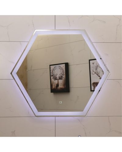 Επιτοίχιος καθρέφτης LED  Inter Ceramic - ICL 1491, 80 x 80 cm - 1